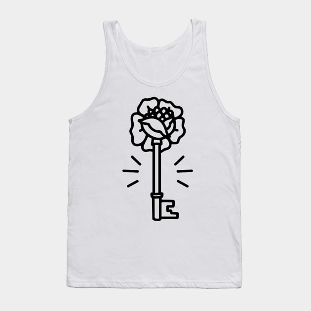 Rosekey Tank Top by PLEBSONE